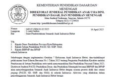 Surat Pemberitahuan Lomba SAIH 2025
